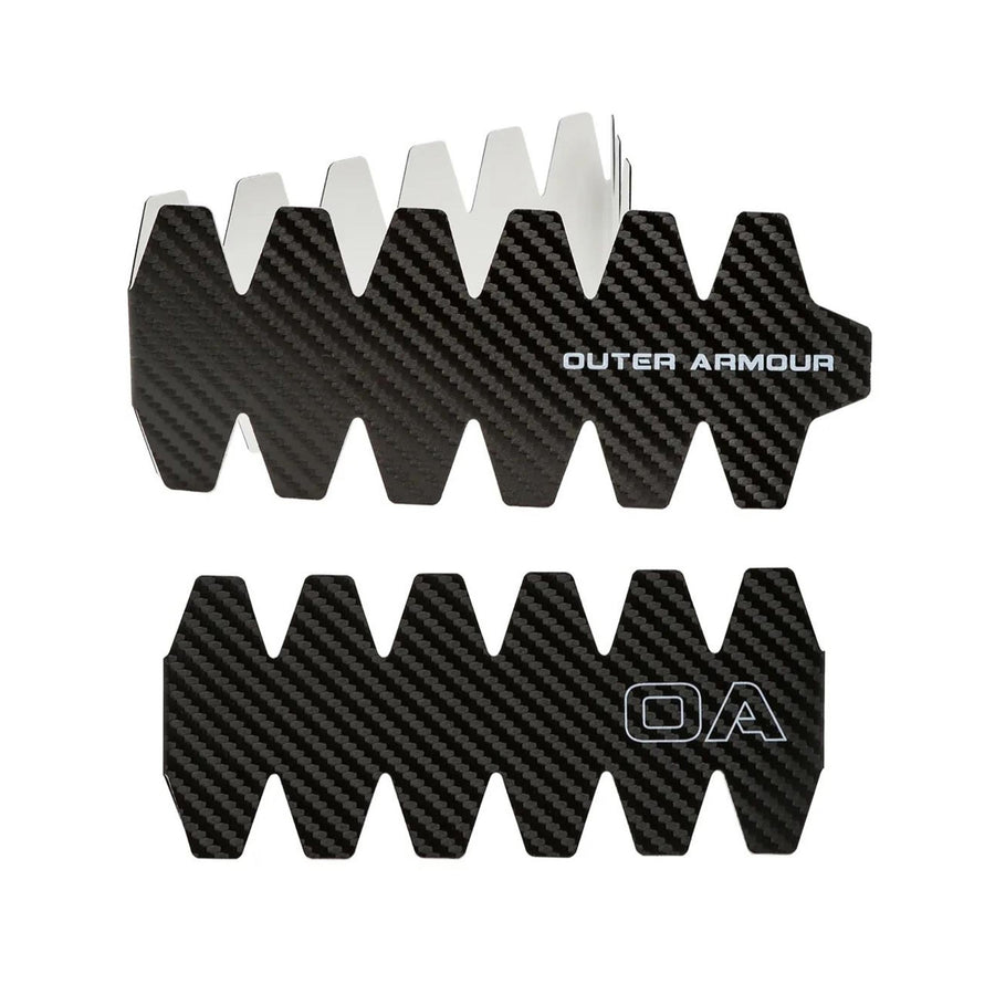 Outer Armour Racket Protector - Carbon Fibre