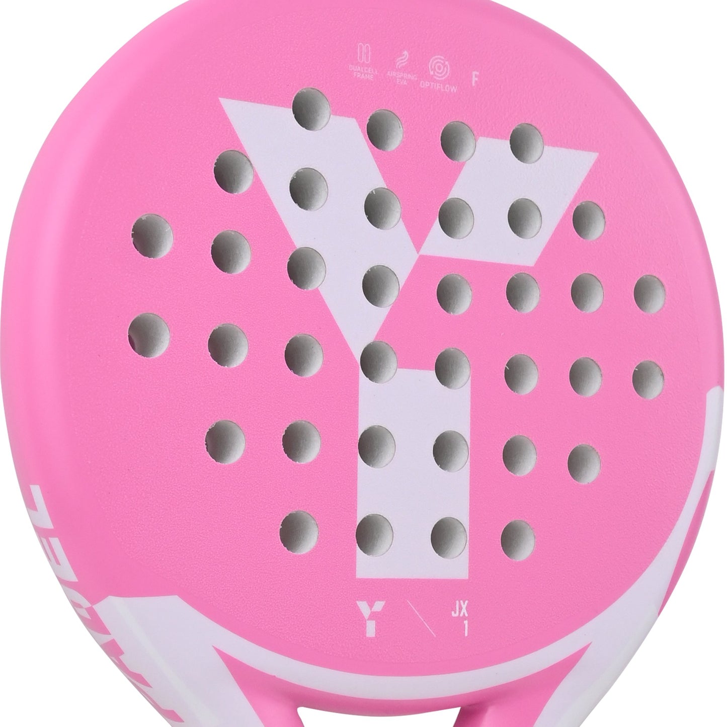 Y1 Padel Racket JX1 - White - Pink
