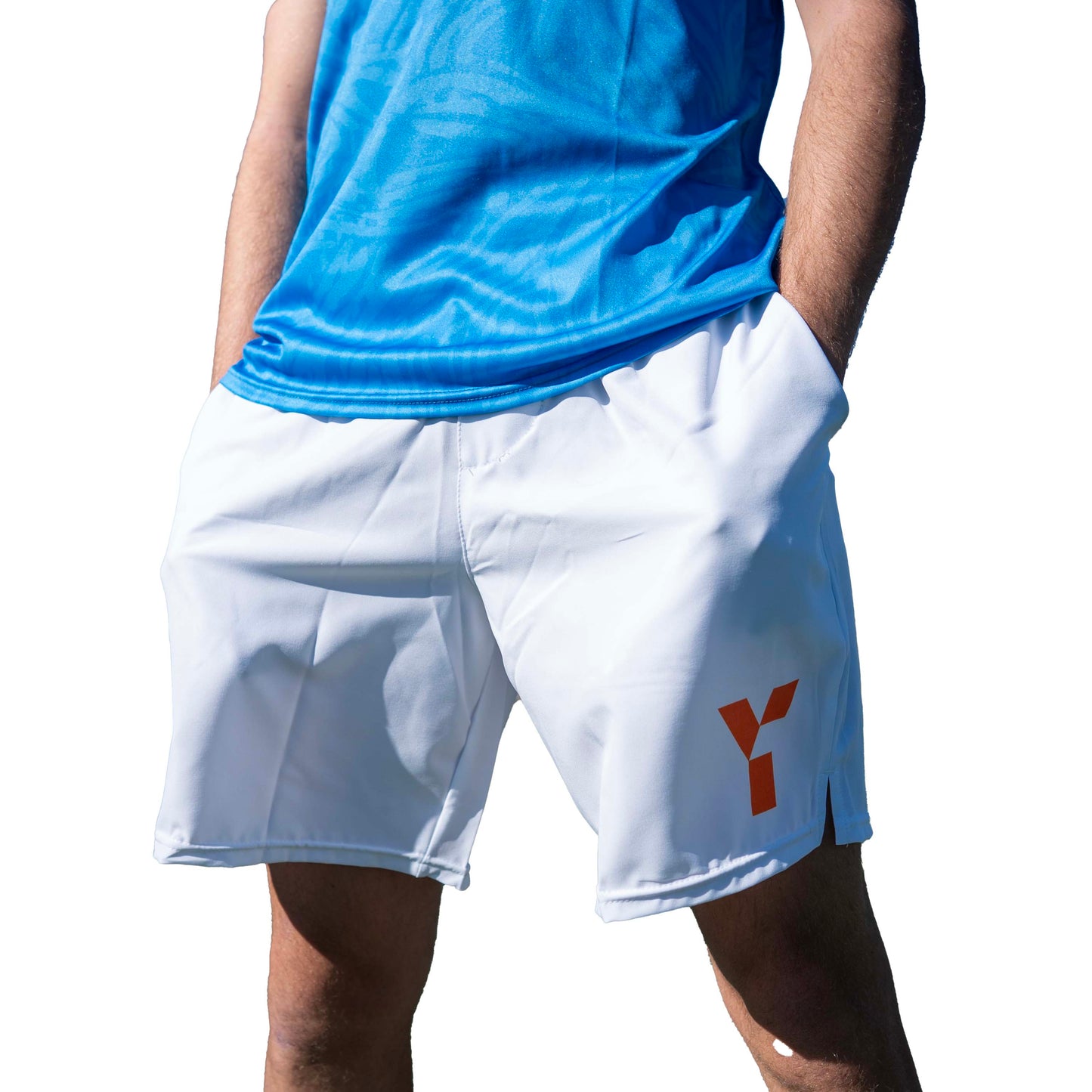 Y1 Mens Training Short - Camo White