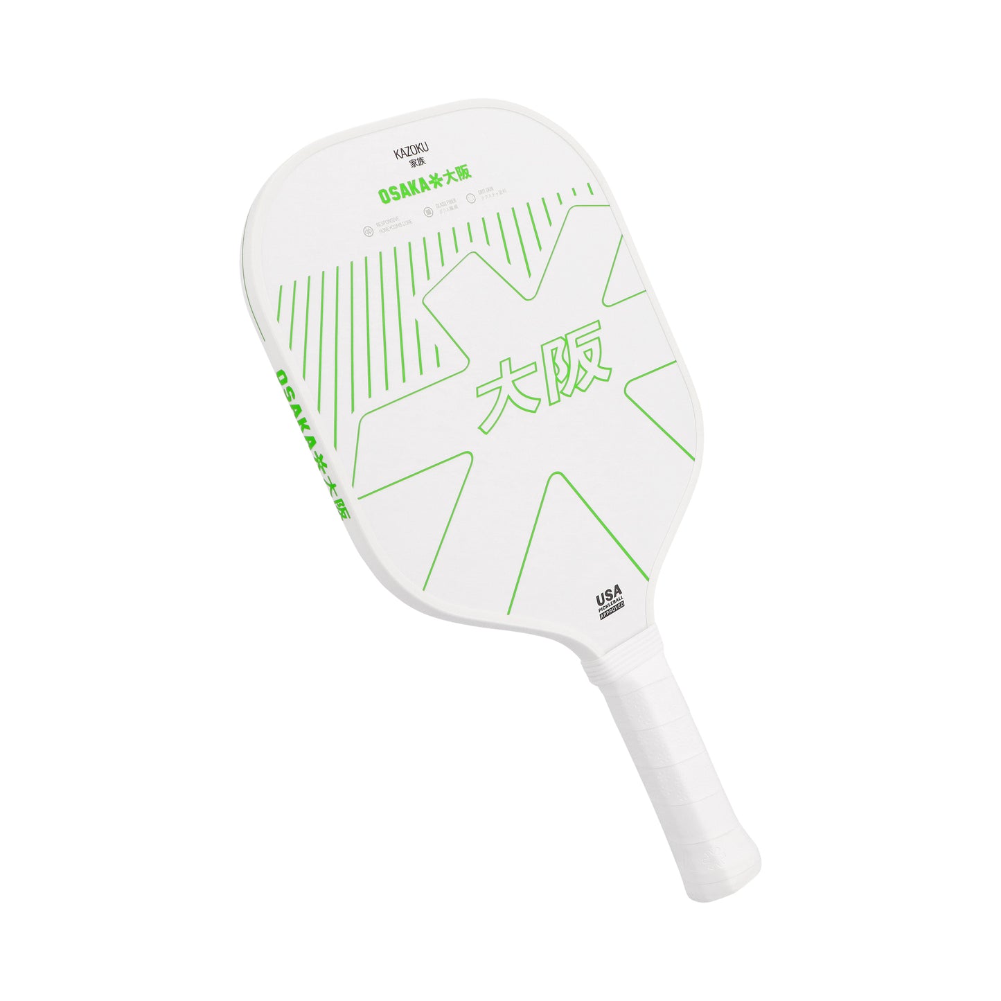 Osaka Kazoku Pickleball Paddle - Iconic White