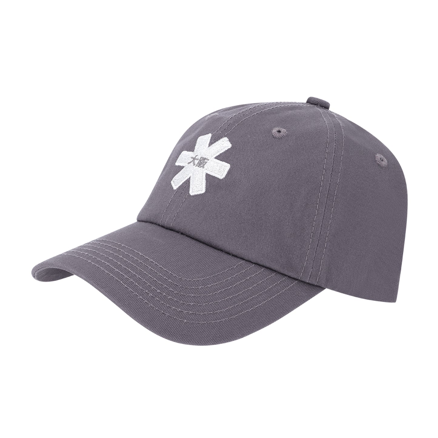 Osaka Baseball Twill Cap - Cool Grey