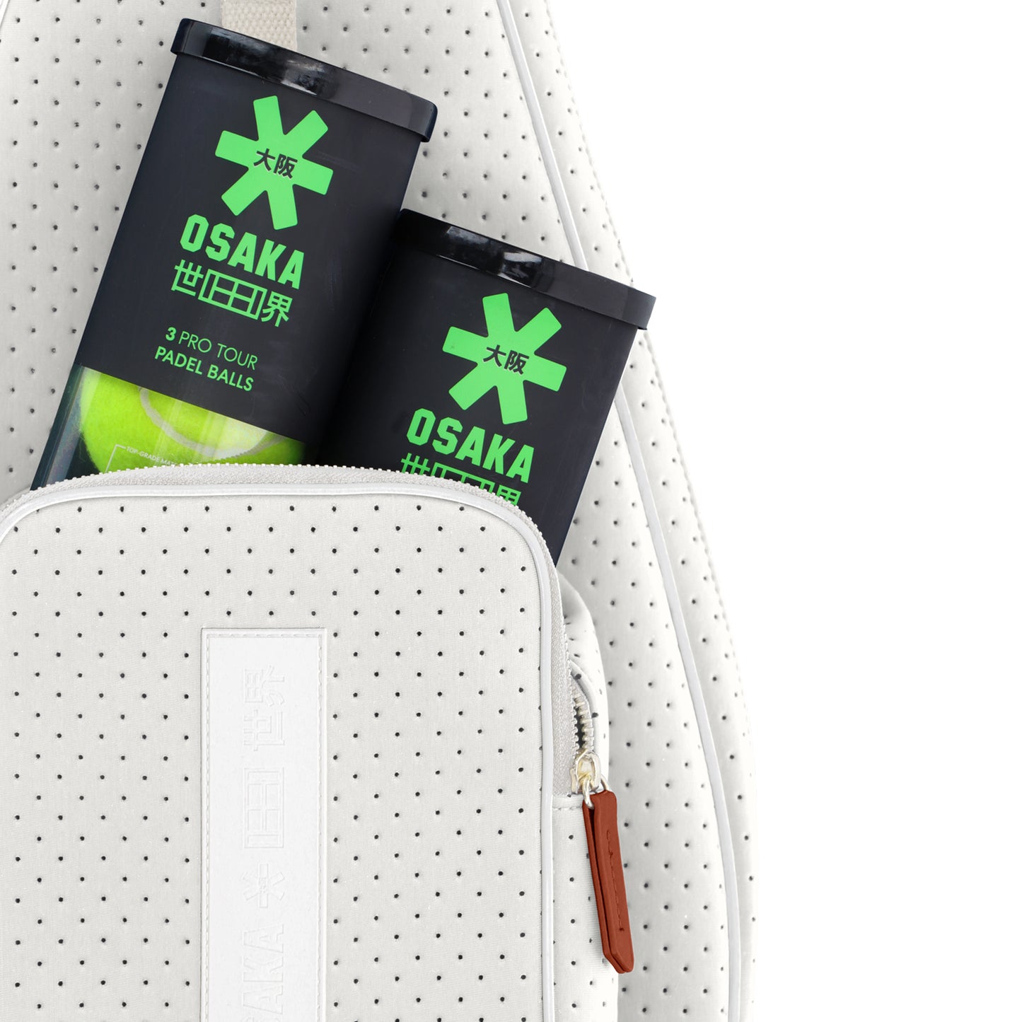 Osaka Neoprene Padel Sleeve - Light Grey