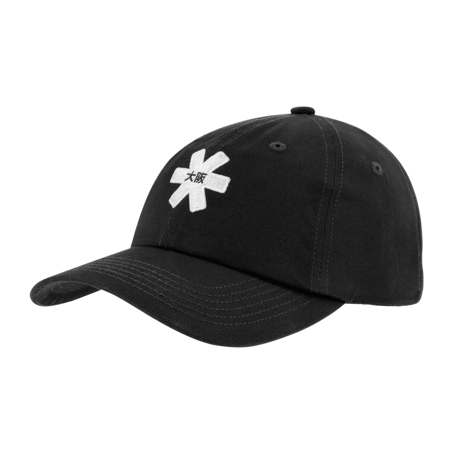 Osaka Twill Baseball Cap - Black