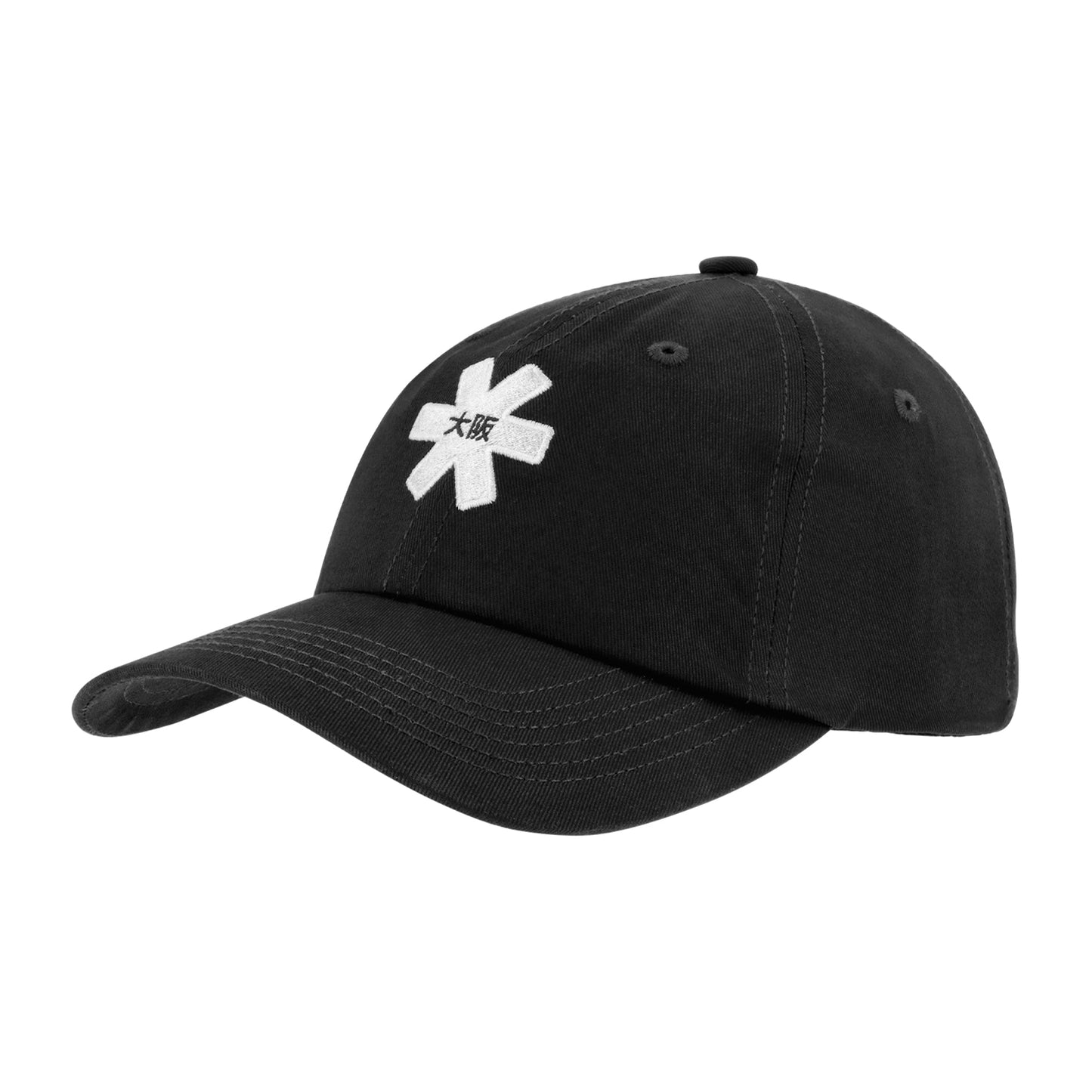 Osaka Twill Baseball Cap - Black