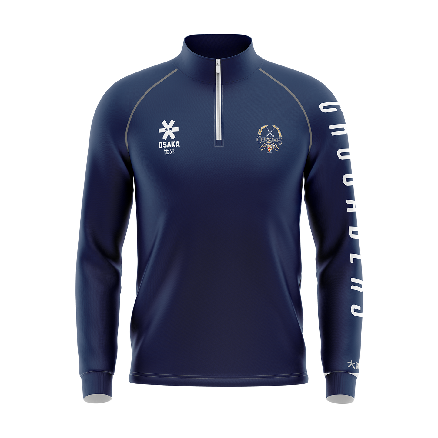 Official Crusaders 3/4 Warm Up Top - Blue
