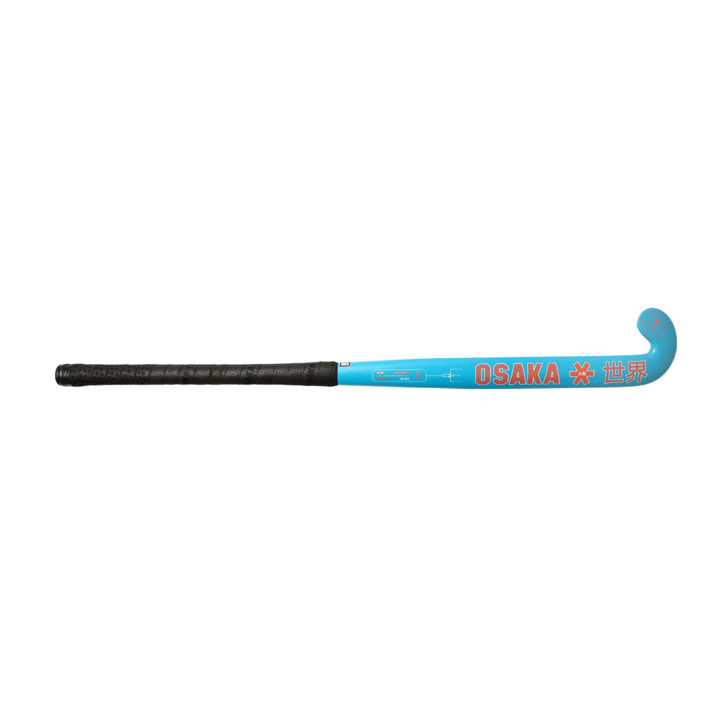 Indoor Vision 10 Low Bow - Blue - Orange Hockey Stick