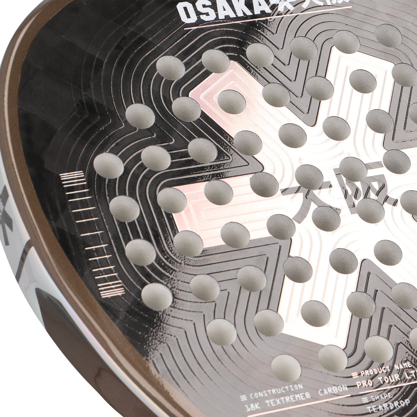 Osaka Padel Racket - Pro Tour LTD Power-Silver