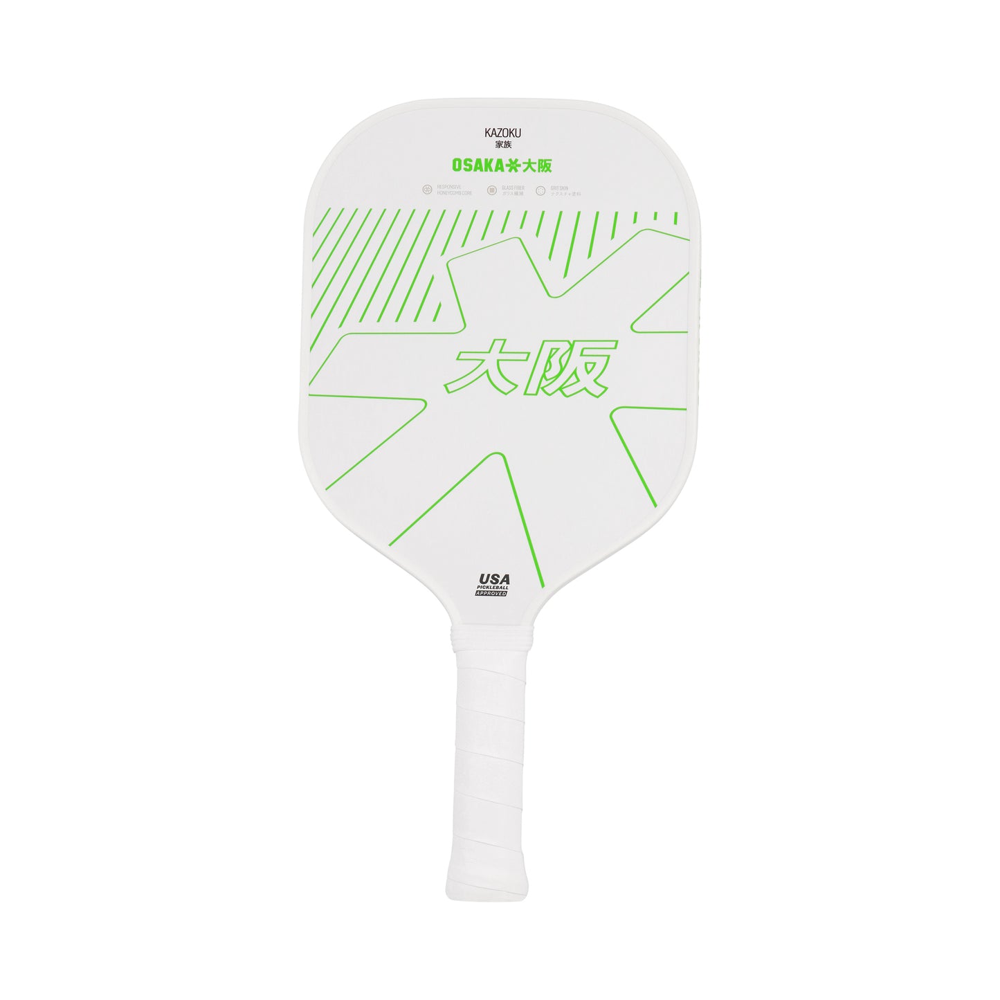 Osaka Kazoku Pickleball Paddle - Iconic White