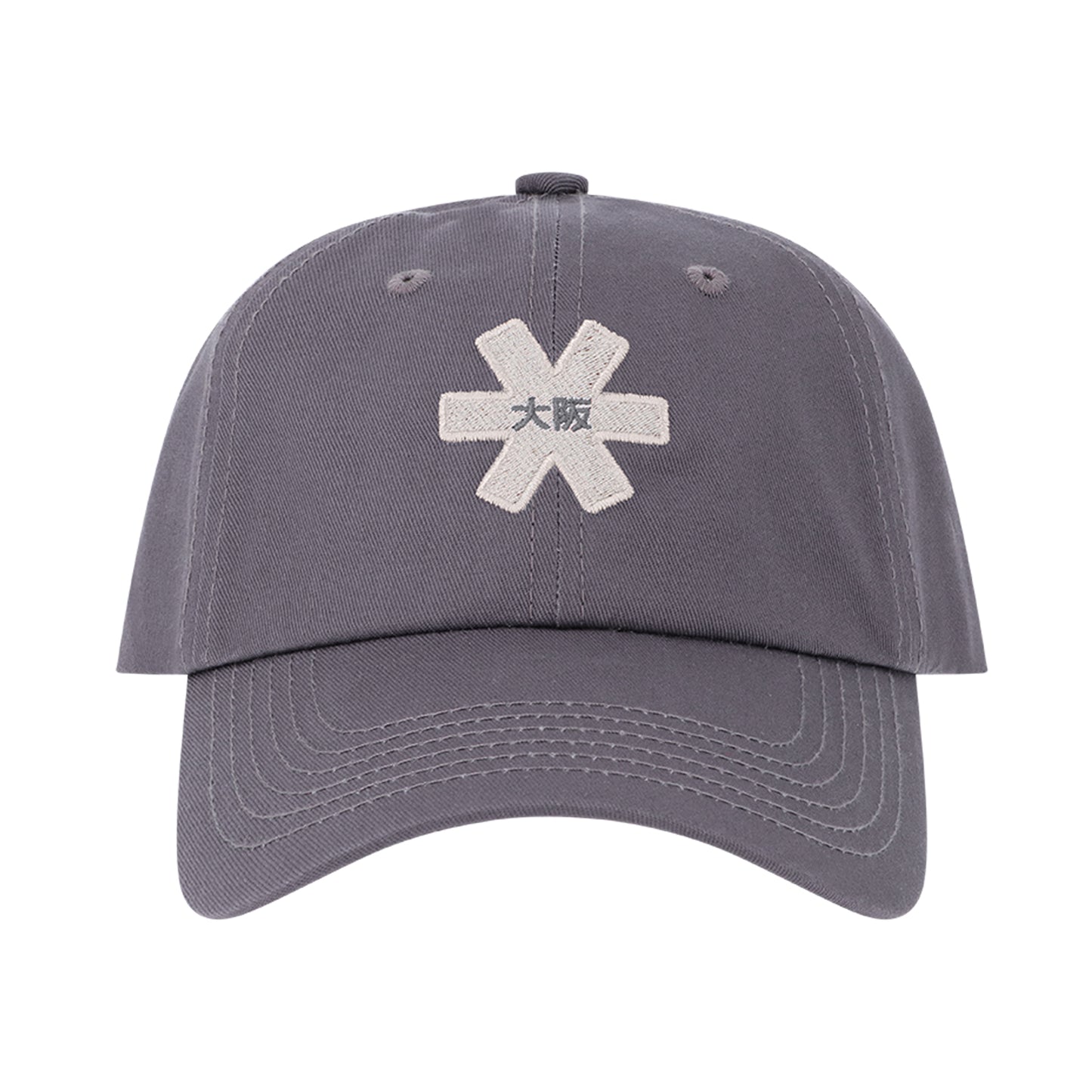 Osaka Baseball Twill Cap - Cool Grey