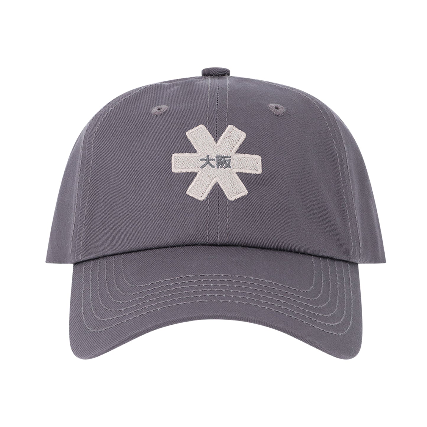 Osaka Baseball Twill Cap - Cool Grey