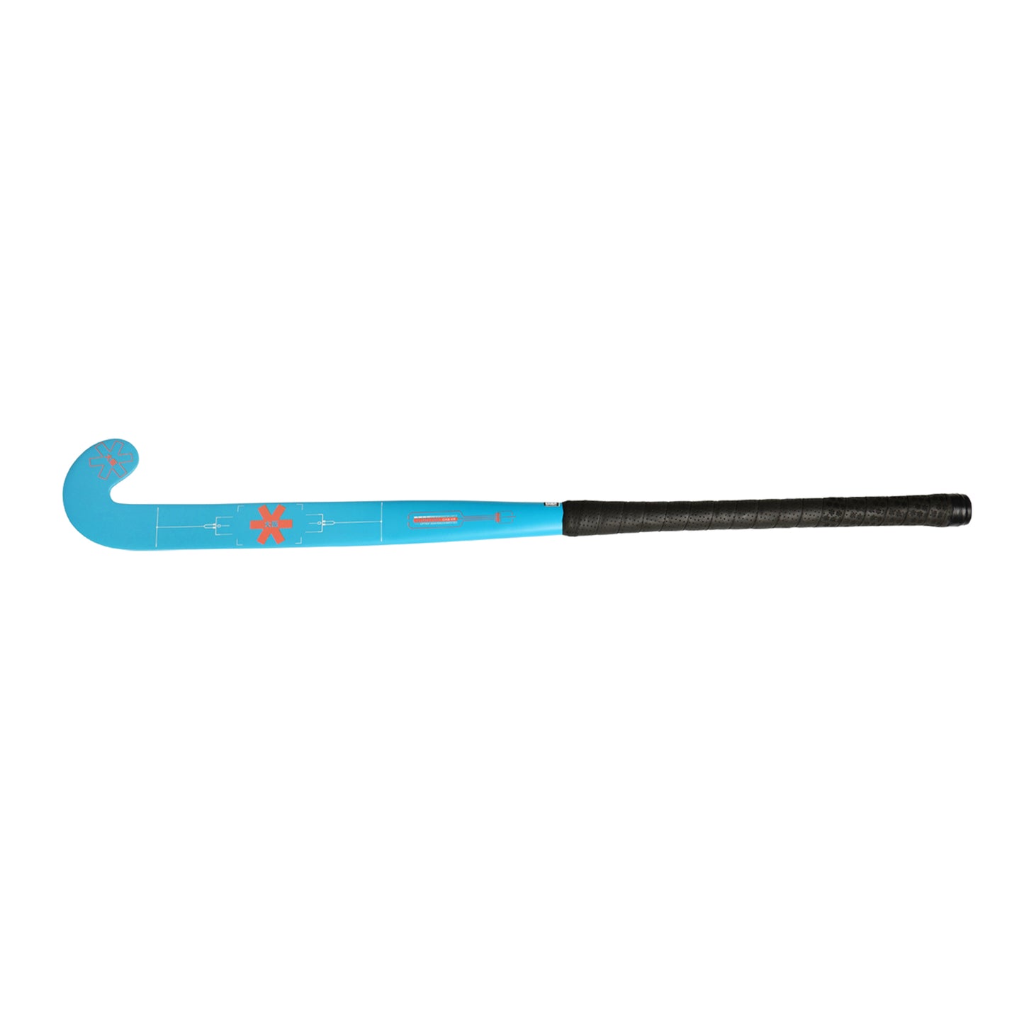 Indoor Vision 10 Low Bow - Blue - Orange Hockey Stick