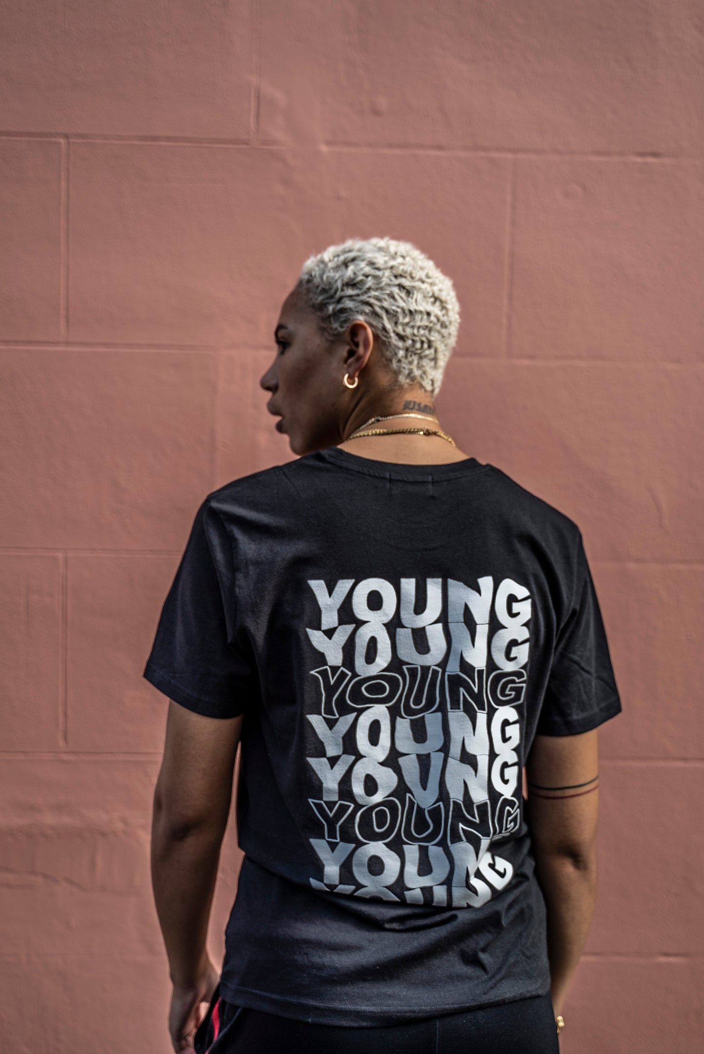 Y1 Repeat Tee - Black