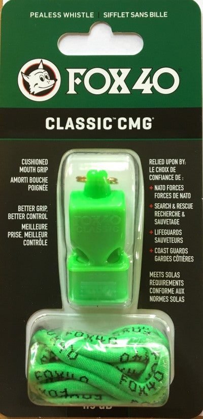 FOX40 CLASSIC CMG WHISTLE + LANYARD