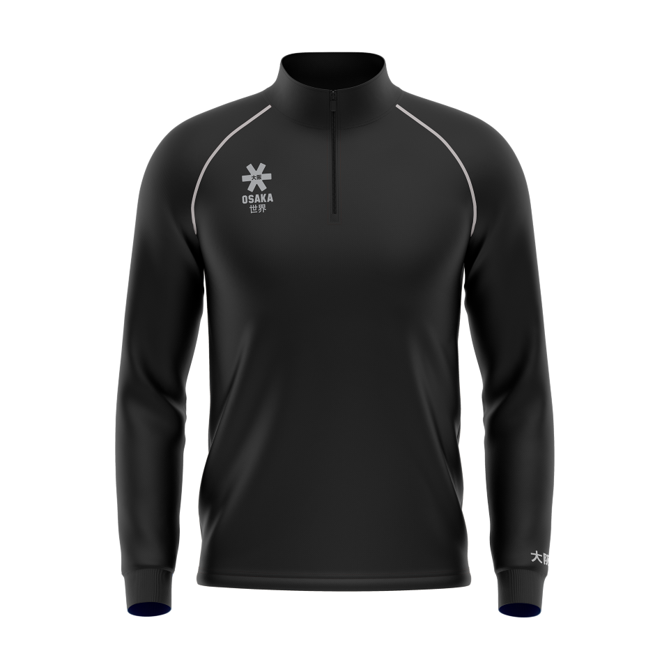 Osaka Men Long Sleeve Warm Up Tops Black