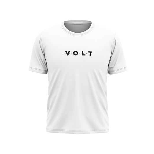 Volt Performance Tee Ice White