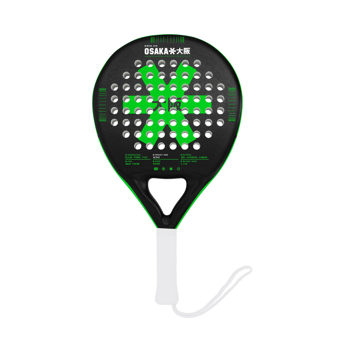 Osaka Padel Racket - Deshi - Iconic Black