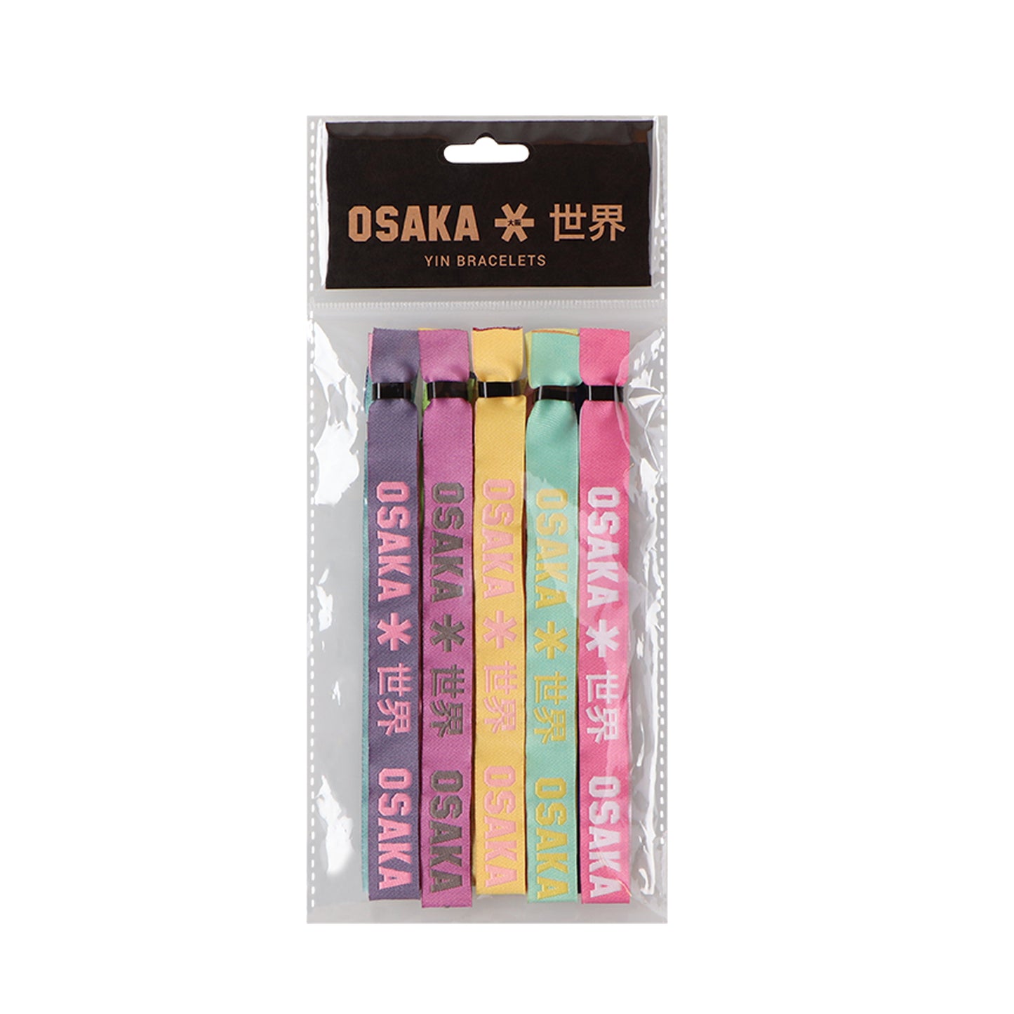 Osaka Woven Bracelet Mix - Yin - 10 Pack