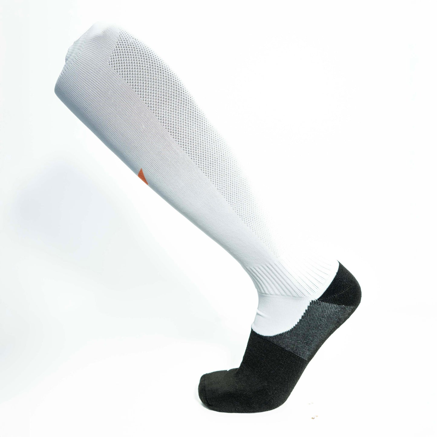 Y1 Playing Socks White Orange