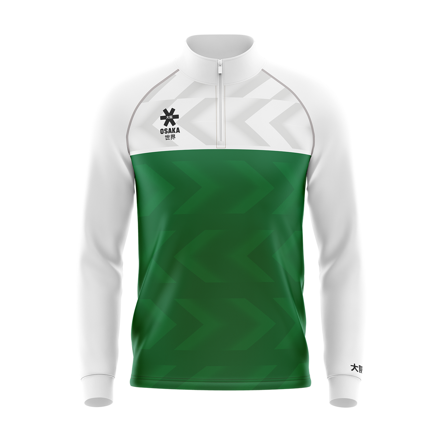 Osaka Woman Warm Up Top - Green Flare