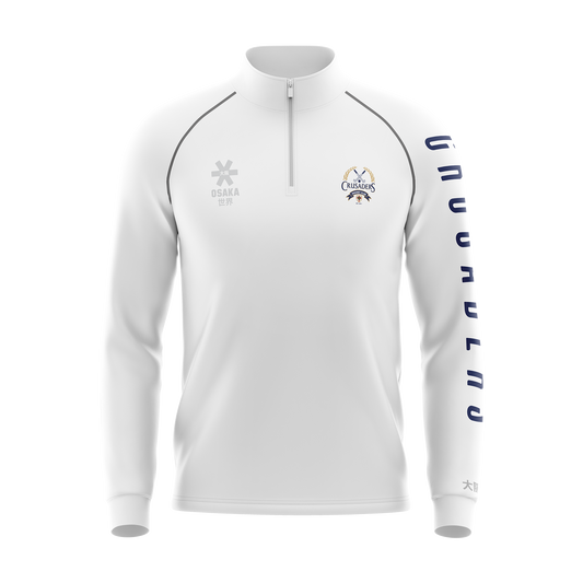 Official Crusaders 3/4 Warm Up Top - White