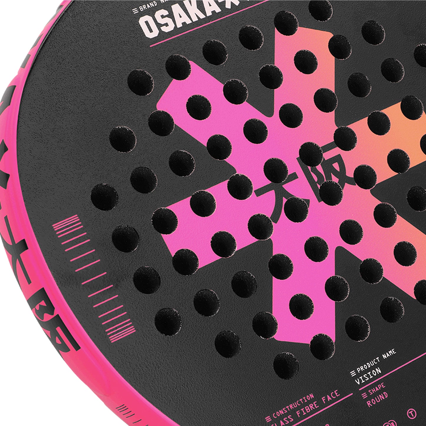 Osaka Padel Racket - Vision Control - Fluo Pink