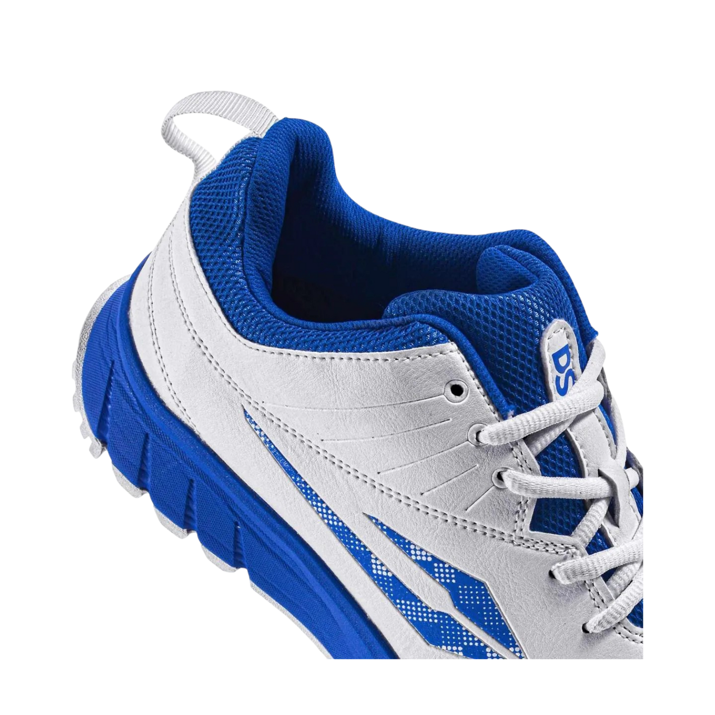 DSC Superstorm Cricket Shoe - White Blue