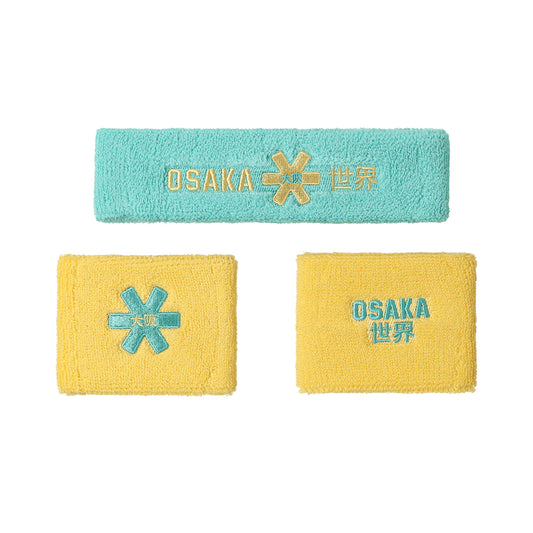 Osaka Sweatband Set - Cascade - Tender Lemon