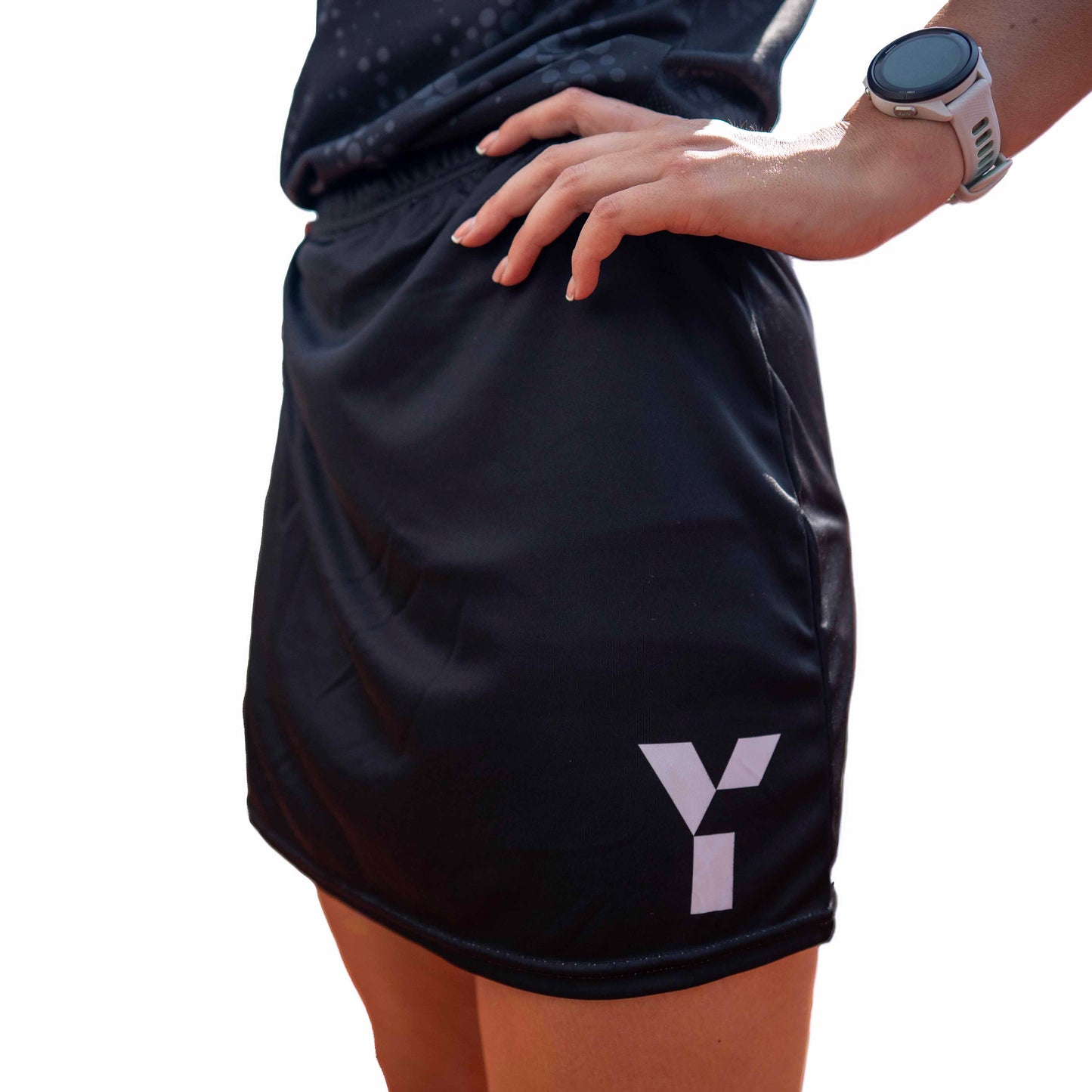 Y1 Ladies Training Skort - Camo Black