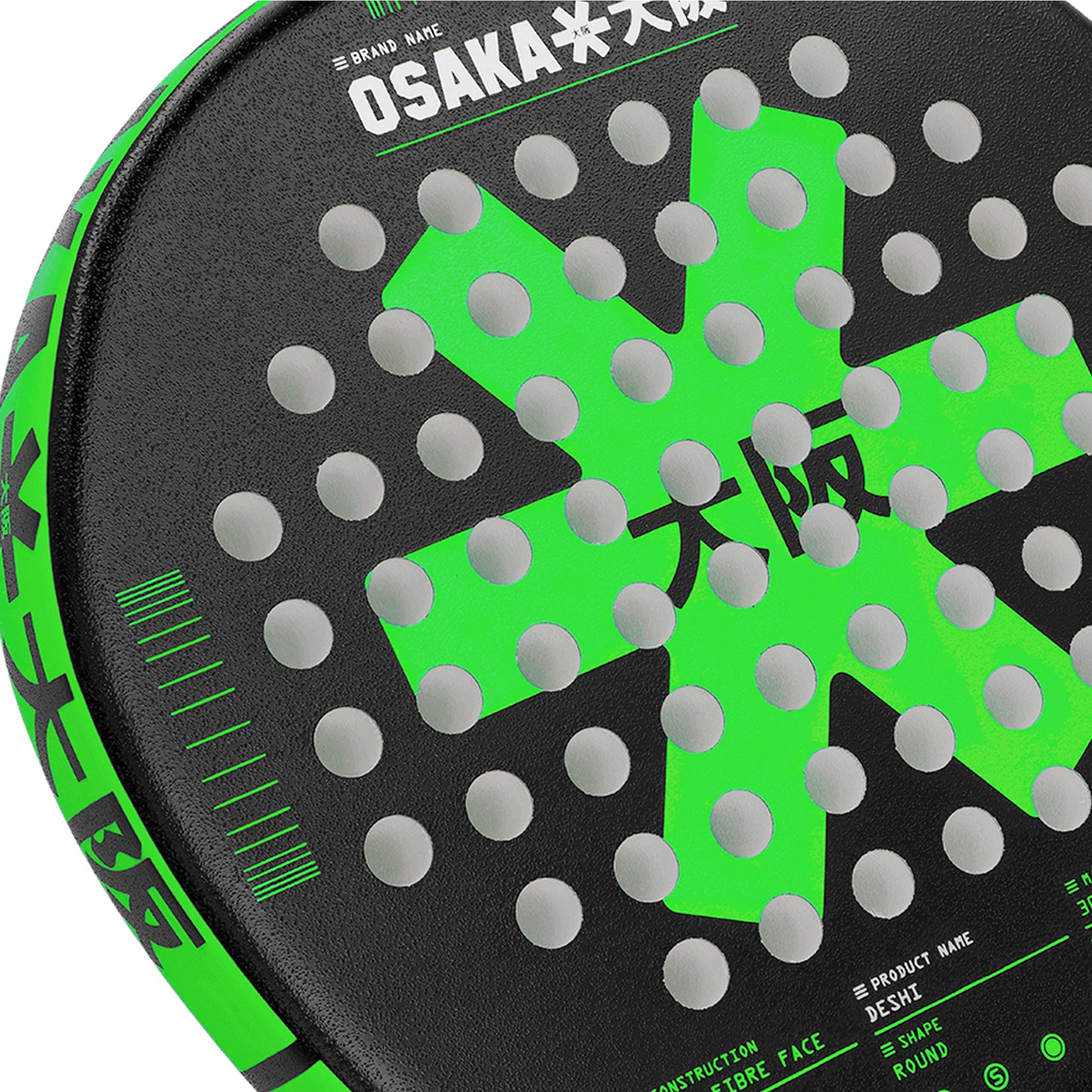 Osaka Padel Racket - Deshi - Iconic Black