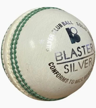 BLASTER Silver 135g White Cricket Ball