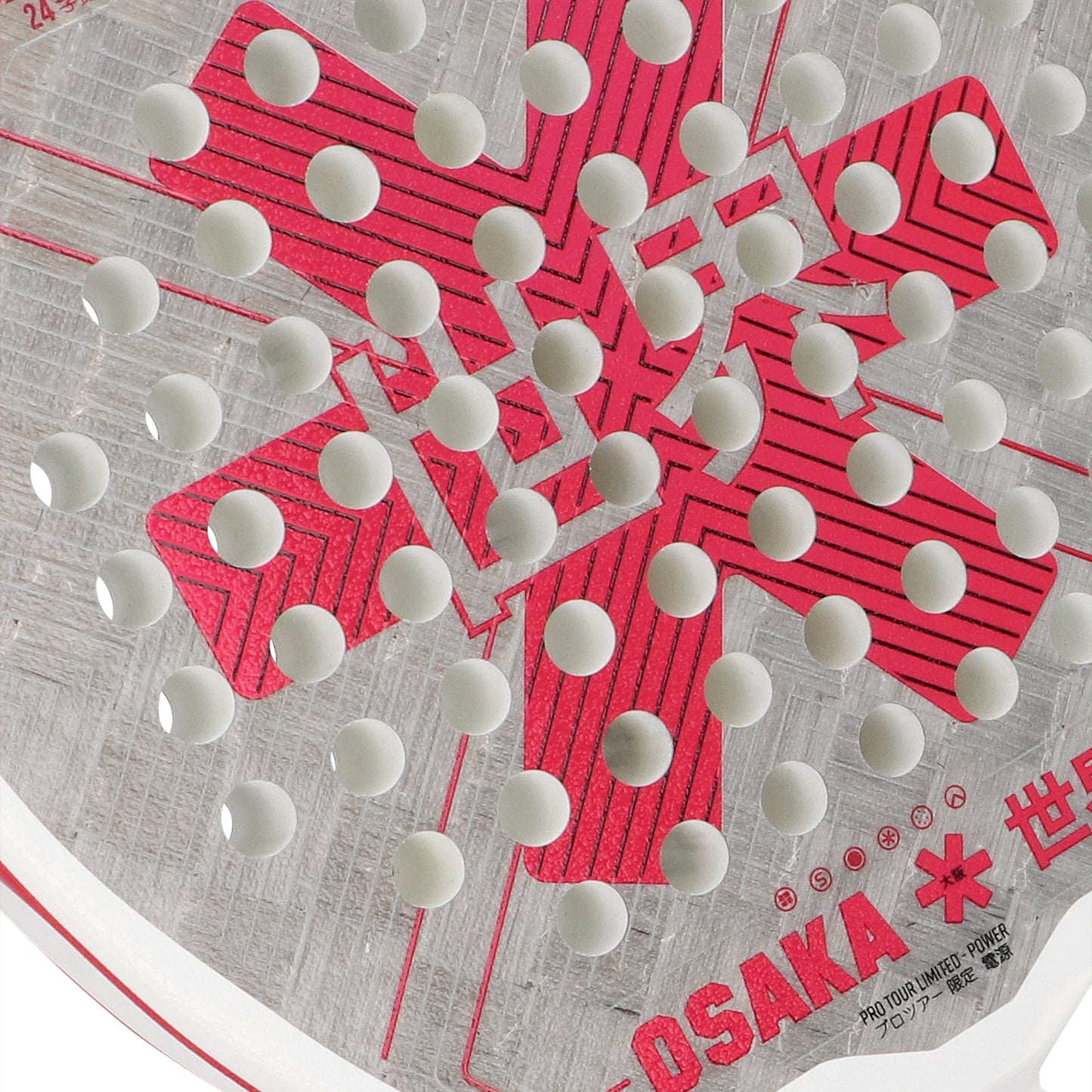 Osaka Padel Racket - Pro Tour LTD Power-Silver/Red