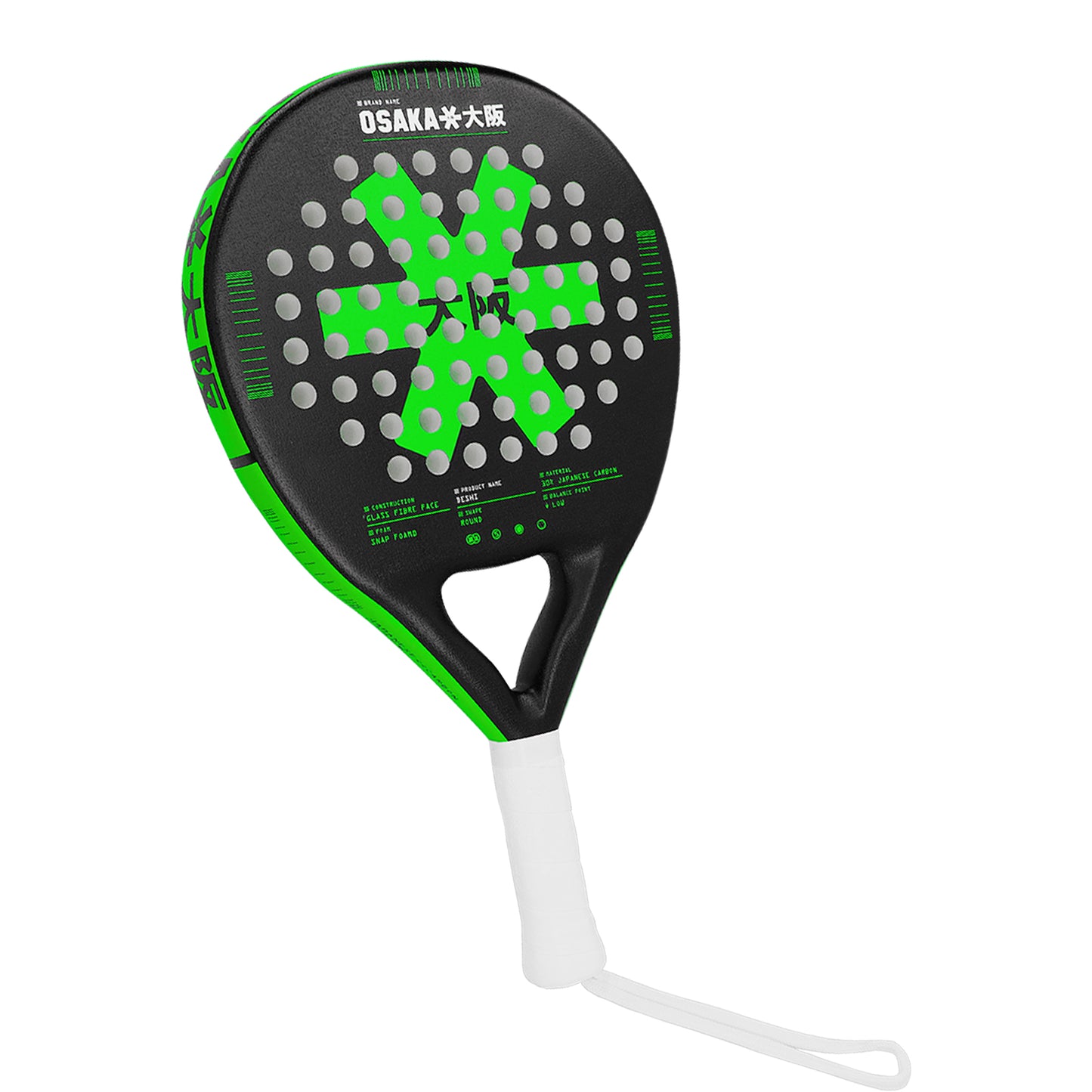 Osaka Padel Racket - Deshi - Iconic Black