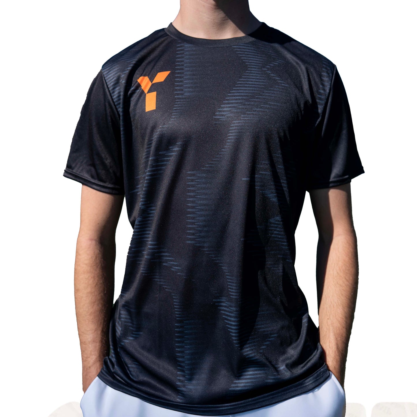 Y1 Mens Training Tee - Camo Black