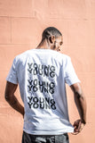 Y1 Repeat Tee - White