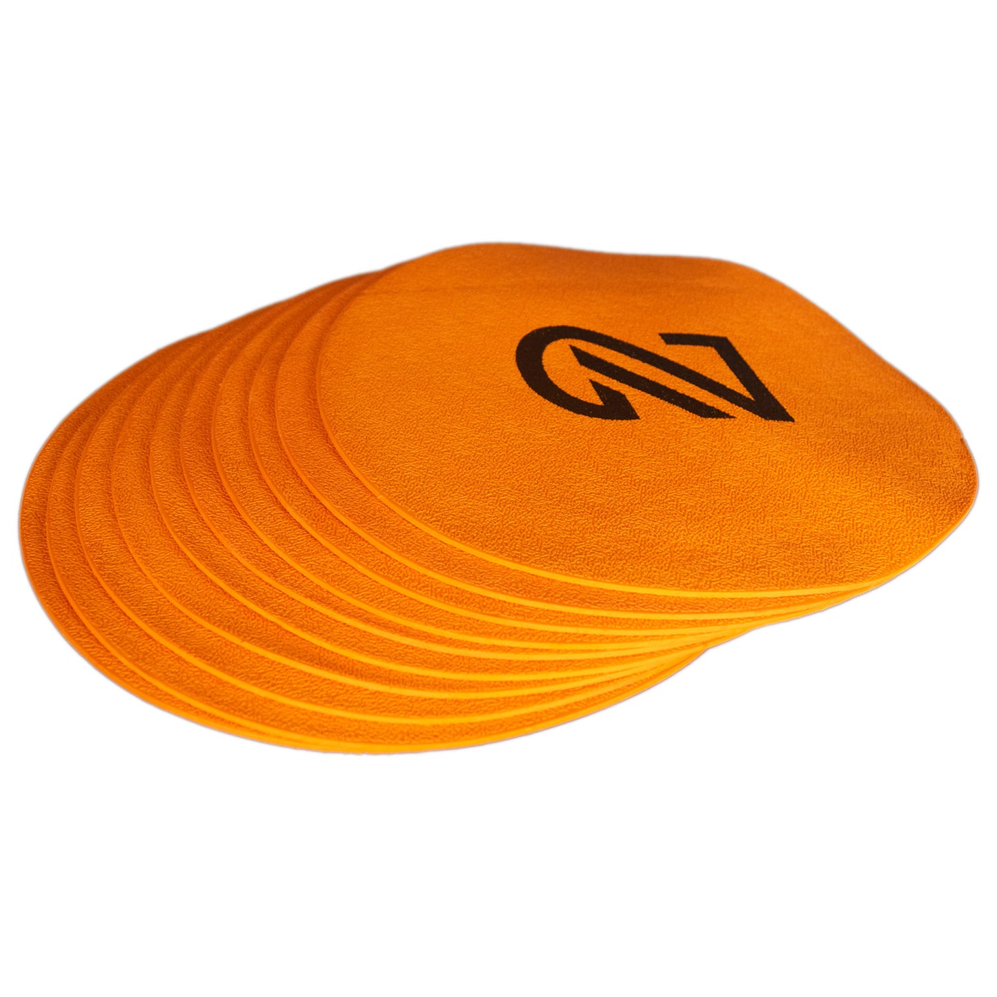 Orange Flat Disc Set of 10