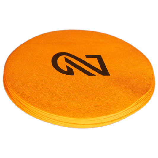 Orange Flat Disc Set of 10