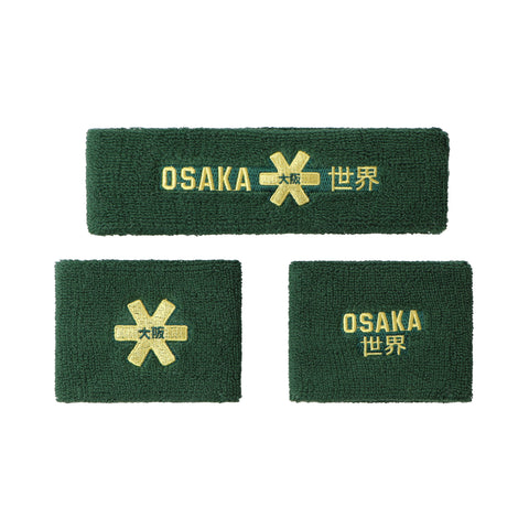 Osaka Sweatband Set 2.0 - Pine Green