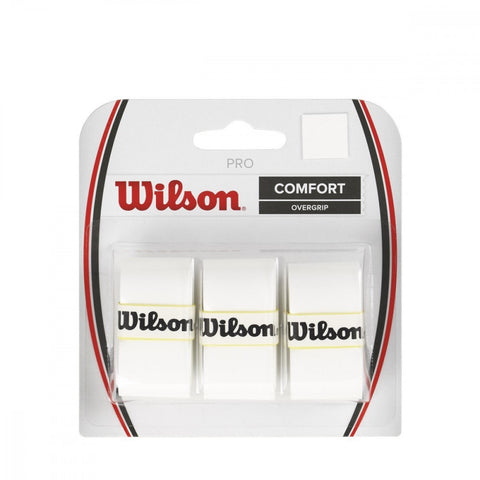 Wilson Pro Overgrip White 3 pack