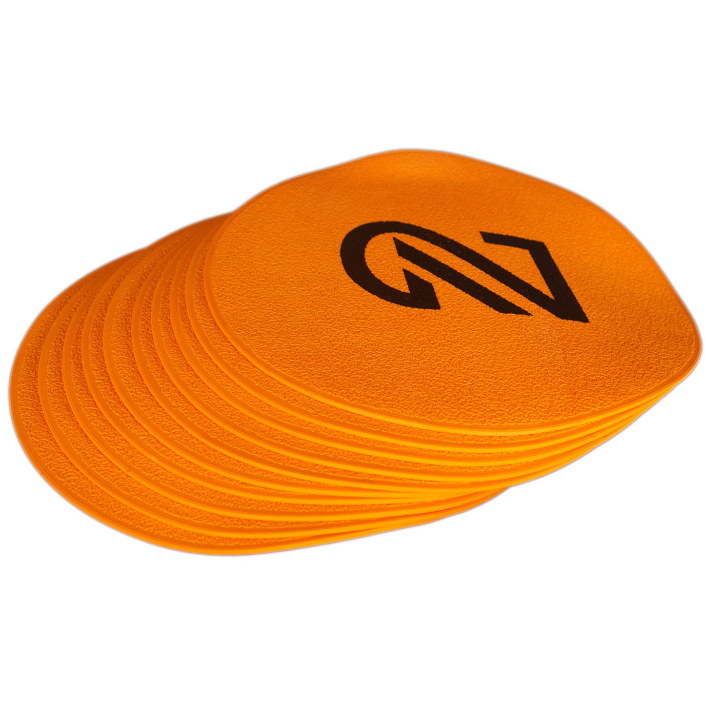 Orange Flat Disc Set of 10