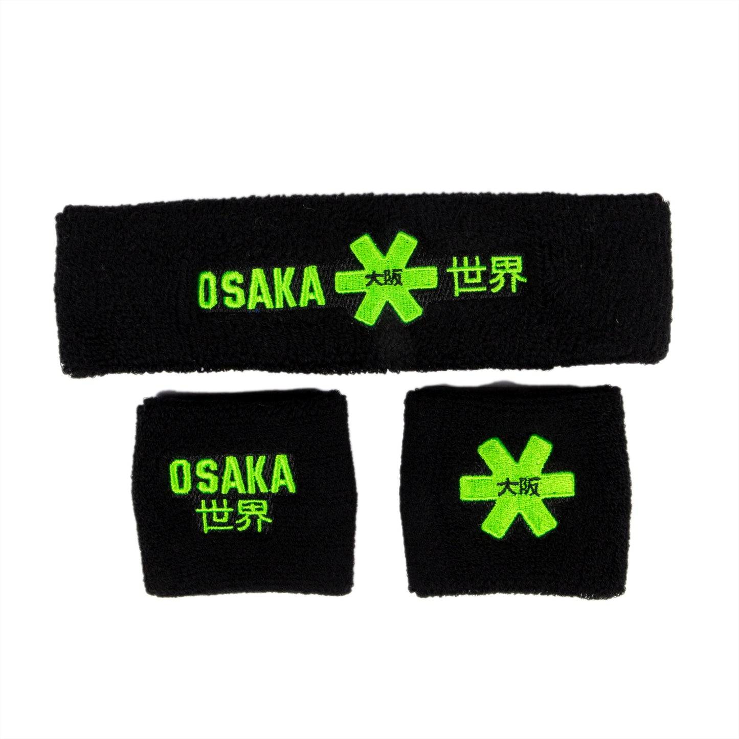 Osaka Sweatband Set 2.0 - Black.