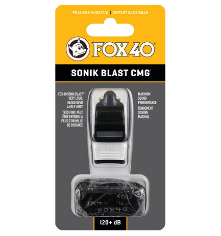 FOX40 Sonik Blast CMG & Lanyard black